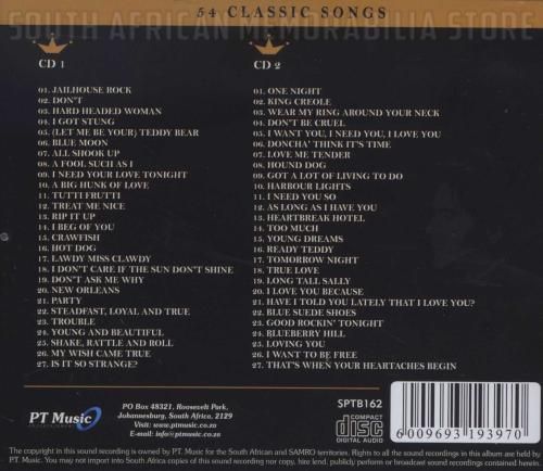 ELVIS PRESLEY - Memories - South African Double CD SPTB162 *NEW* - Image 2