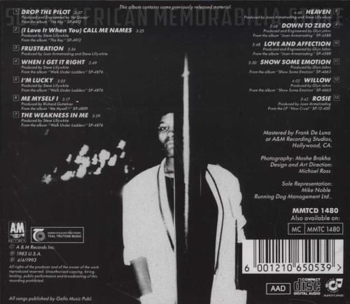 JOAN ARMATRADING - Track Record - South African CD - MMTCD1480 *NEW* - Image 2