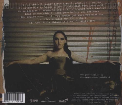 JOSIE FIELD - Mercury - South African CD - CDRPM1940 *NEW* - Image 2