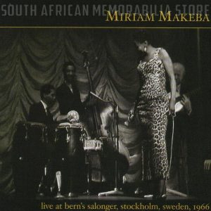 MIRIAM MAKEBA - Live At Bern's Salonger Stockholm Sweden - South African CD NEW