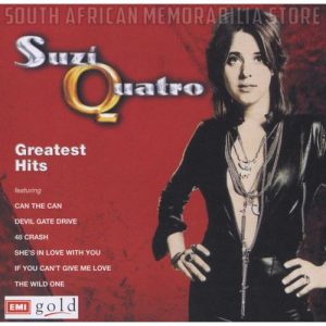 SUZI QUATRO - Greatest Hits - South African CD CDGOLD(GSB40) *NEW*