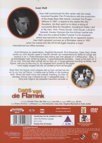 DANS VAN DIE FLAMINK - Rod Alexander, Gaby Gertz - South African DVD *New* - Image 2