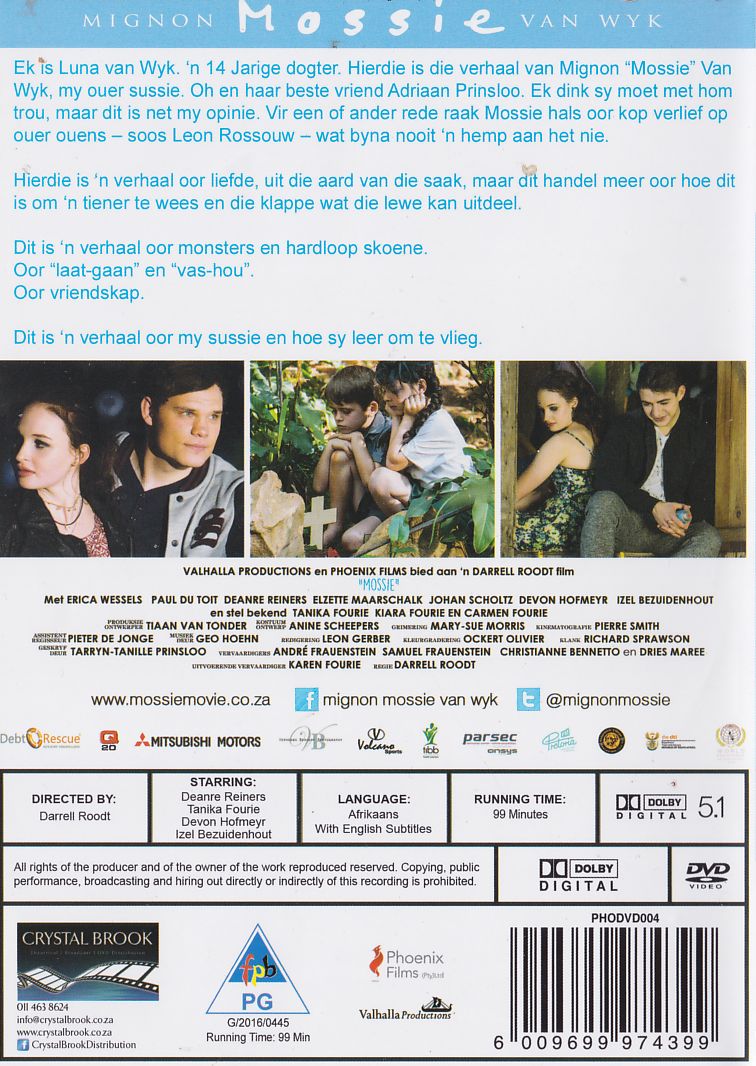 MIGNON MOSSIE VAN WYK - Deandre Reiners, Tanika Fourie - South African DVD *New* - Image 2