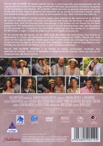 VALLEI VAN SLUIERS SEISOEN 2 - Nico Panagio, Nic de Jager - South African DVD *New* - Image 2