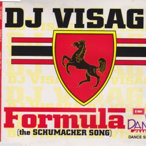 DJ VISAGE - Formula (The Schumacher Song) - Out of Print South African CD Single - CDEMS131