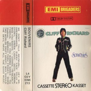 CLIFF RICHARD - Souvenirs - South African Cassette Tape - L4CEY(EM)213
