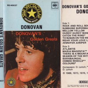 DONOVAN - Golden Greats - South African Cassette Tape - 6040037