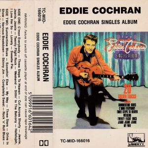 EDDIE COCHRAN - The Eddie Cochran Singles Album - Import Cassette Tape - TC-MID16016
