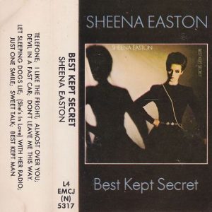 SHEENA EASTON - Best Kept Secret - South African Cassette Tape - L4EMCJ(N)5317