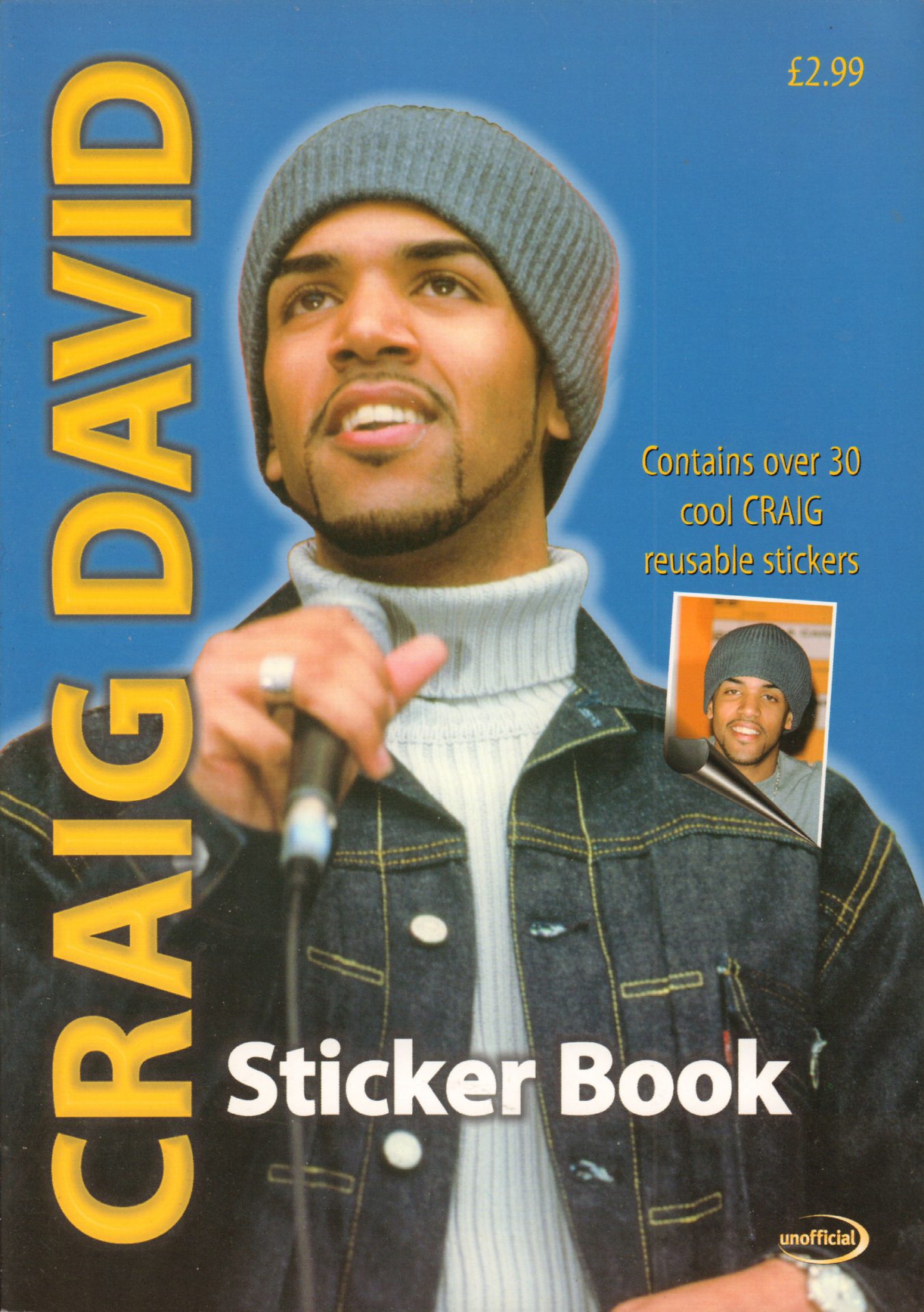 Craig David Stickerbook Front Cover