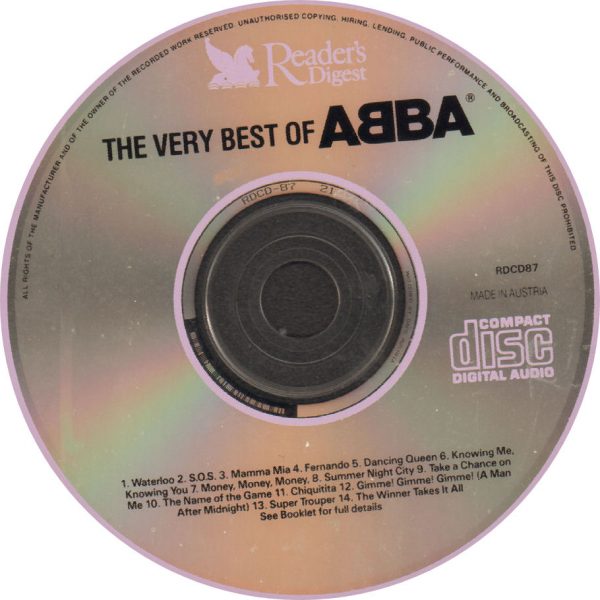 ABBA - Very Best Of CD Disc