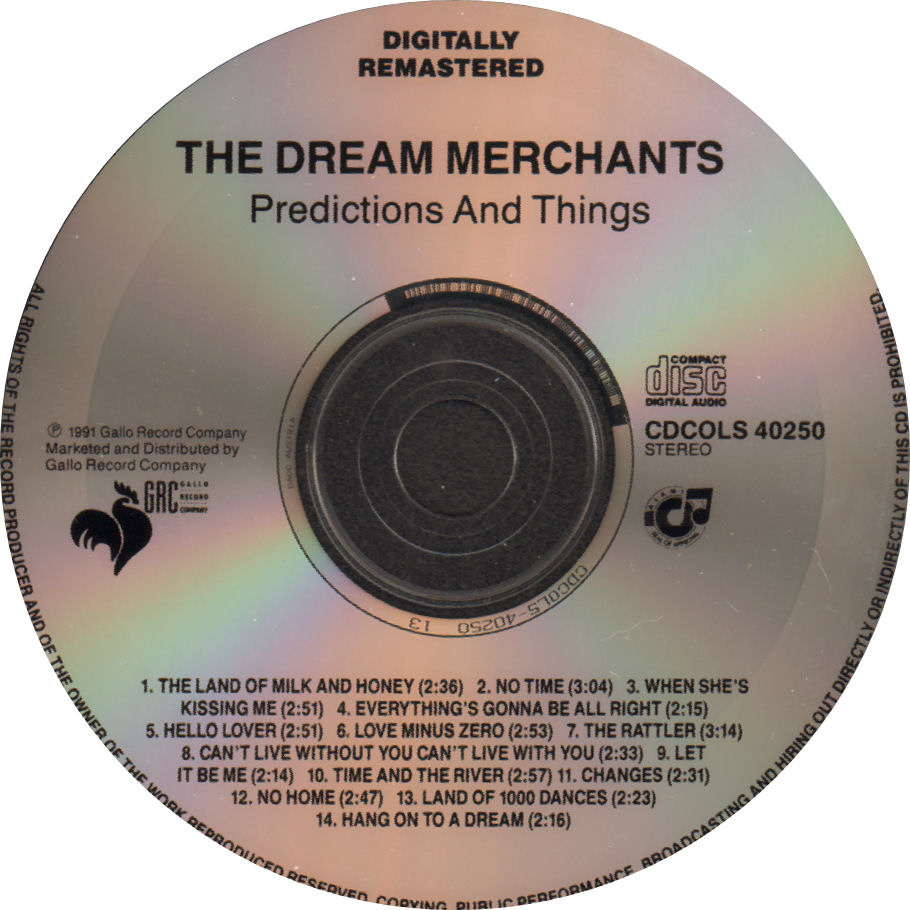 DREAM MERCHANTS - Predictions & Things CD